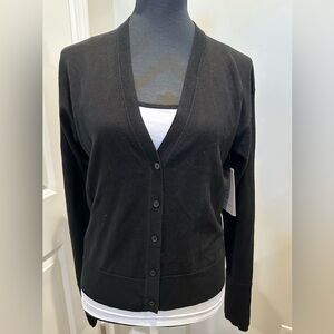 Athleta Lightweight Black Cardigan NWT SZ:Medium